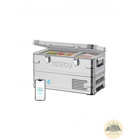 Nevera portátil de camping 12V con compresor